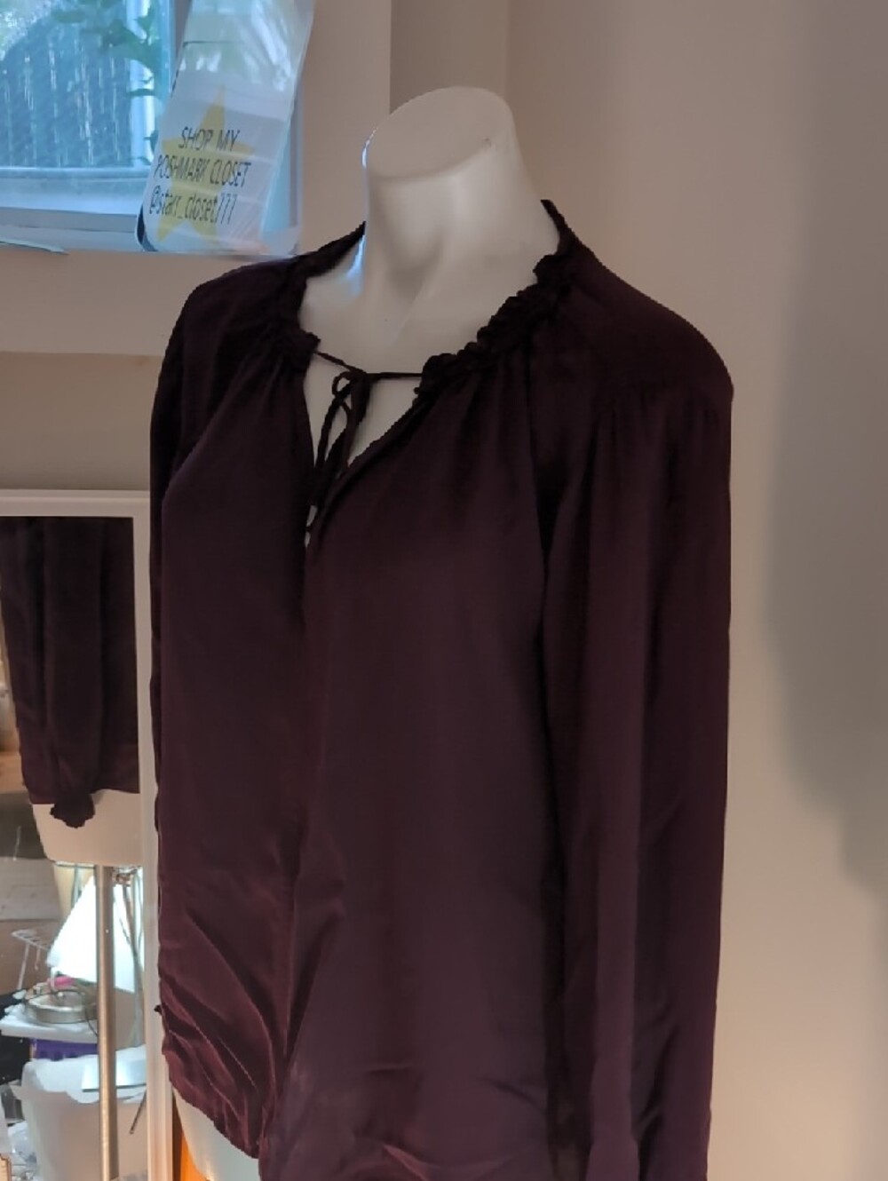 Velvet by Graham & Spencer Plum Viscose Top